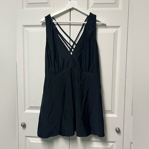 Black Strappy Swim Top size 24